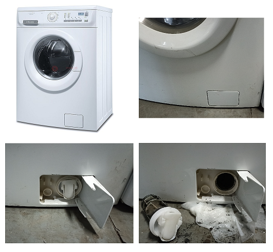 serwis agd pomaga spuścić wodę z pralki Samsung