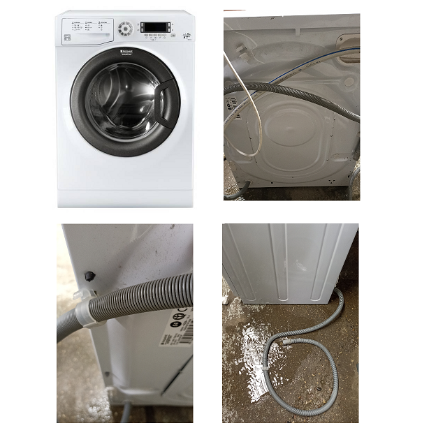 serwis pralek przez wąż spuszczanie wody