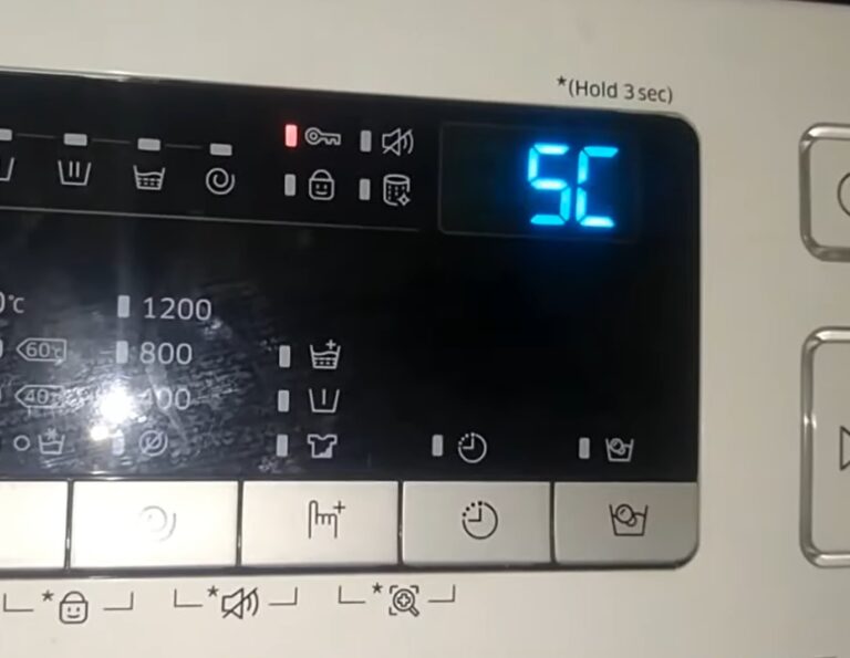 Błąd 5C w pralce Samsung – Naprawa pralek na Bemowie