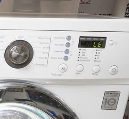 Pralka LG z błędem LE – typowy problem z silnikiem na Woli