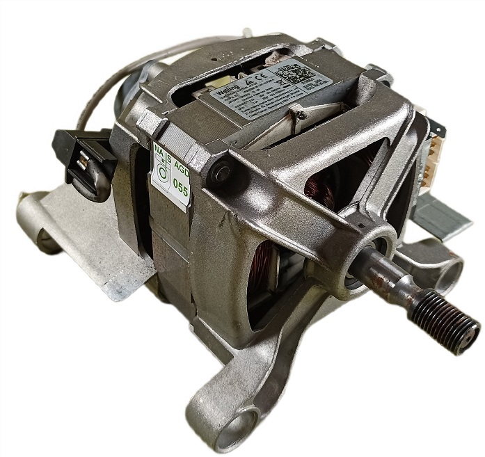 Silnik pralki Indesit, szczotki i okablowanie – przy błędzie F01/F1