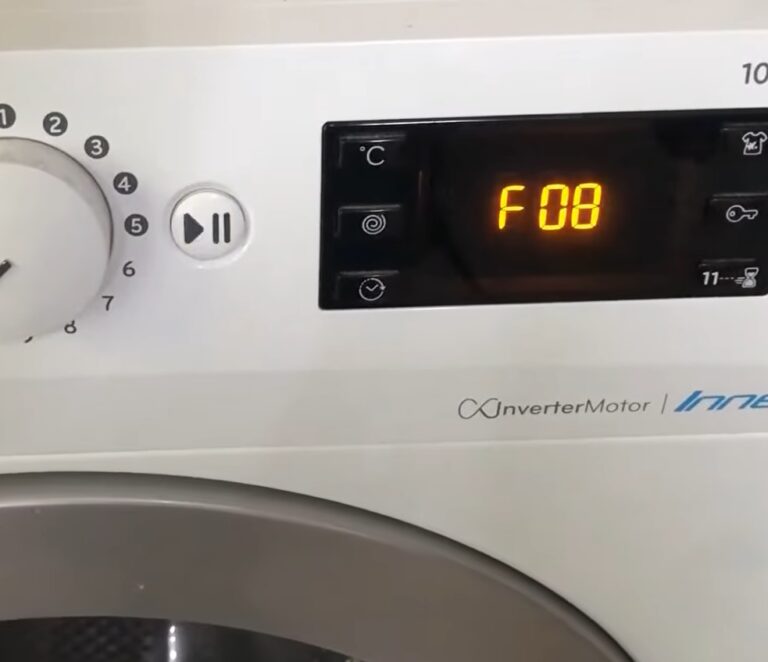 Serwis Pralek Bemowo – błąd F08 / F8 w pralce Indesit
